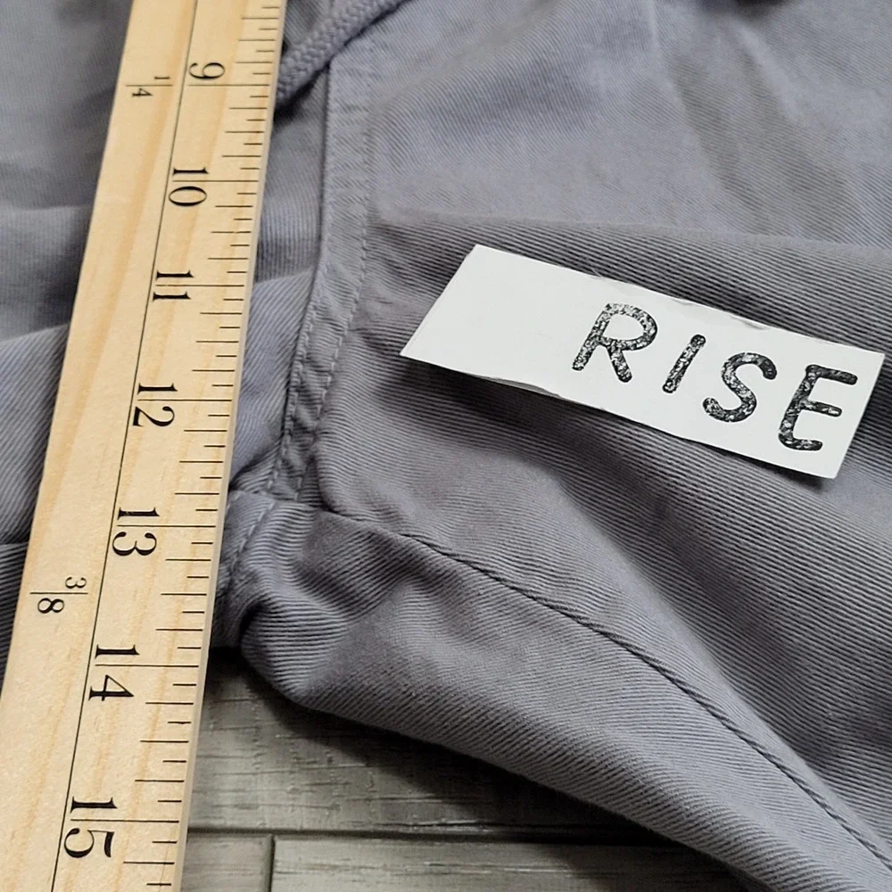 🌴NWT Crazy Shirts Hawaii Pants Mens L Smoke Gray Resort Relaxed Cotton Twill